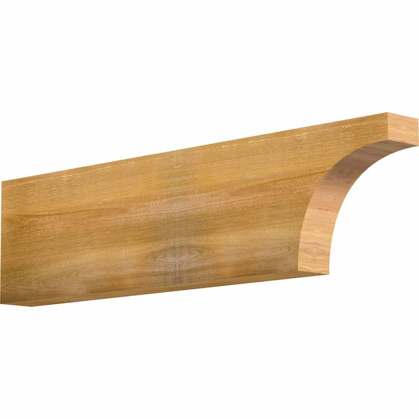 Ekena Millwork Huntington Rough Sawn Rafter Tail, Western Red Cedar, 4"W x 12"H x 48"L RFT04X12X48HUN00RWR - main